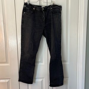 Citizens of humanity charlotte charcoal straight leg jean.*